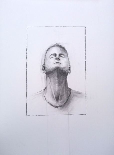 Portrait of Owen. Charcoal. A1